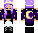 moon and stars girl