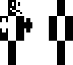 black and white