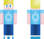 blue shirt boy