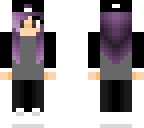 girl with purple hair