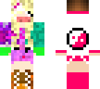 heart girl and yin yang