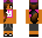 hip hop bunny shirt with cap werewolf girl