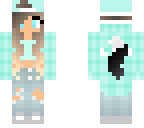 light blue wolf girl