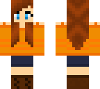 orange themed girl