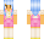 pink overalls