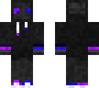 purple and blue blocky hoodie guy