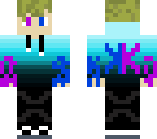 purple v blue hoodie skin