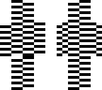 black and white lines