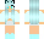 blue cat girl