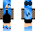 blue cat girl