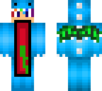 blue derp dragon onesie