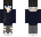 blue girl