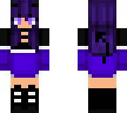 devil girl purple