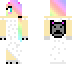 rainbow cat girl