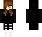 shy sneaky hoodie girl with garroths eyes