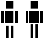 white outline