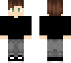 black shirted boy