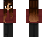 cat girl with brown and blonde hair