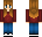 girl with red t-shirt