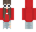 red hoodie