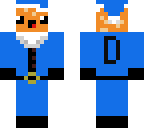 blue derp santa