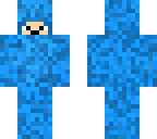 blue jumpsuit