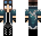 cyan ender girl