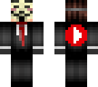 anonymous con logo de youtube