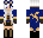 blue steampunk girl