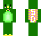 green bird