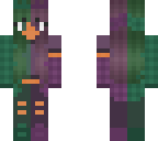 purple and green