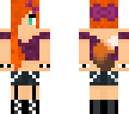 foxy girl with bows