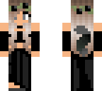gothic prom girl wolf edit