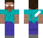 herobrine with sword