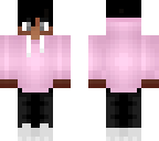 pink hoodie
