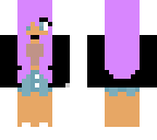 purple hair female