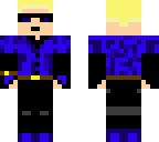 retro crafter blue