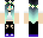 cute flower crown skin edit