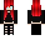 no bandana black clothed girl