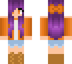 orange and purple