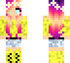 yellow sunset girl edit