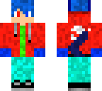 colorful wolf boy