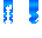 curly blue hair base