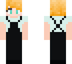 girl with short hair and black overalls