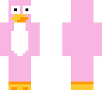 pastel pink penguin