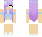 purple flower girl