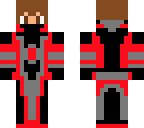 red and black armor