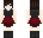 red goth fem