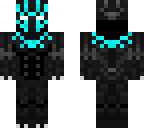 black panther light blue stripes