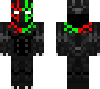 black panther red-green stripes